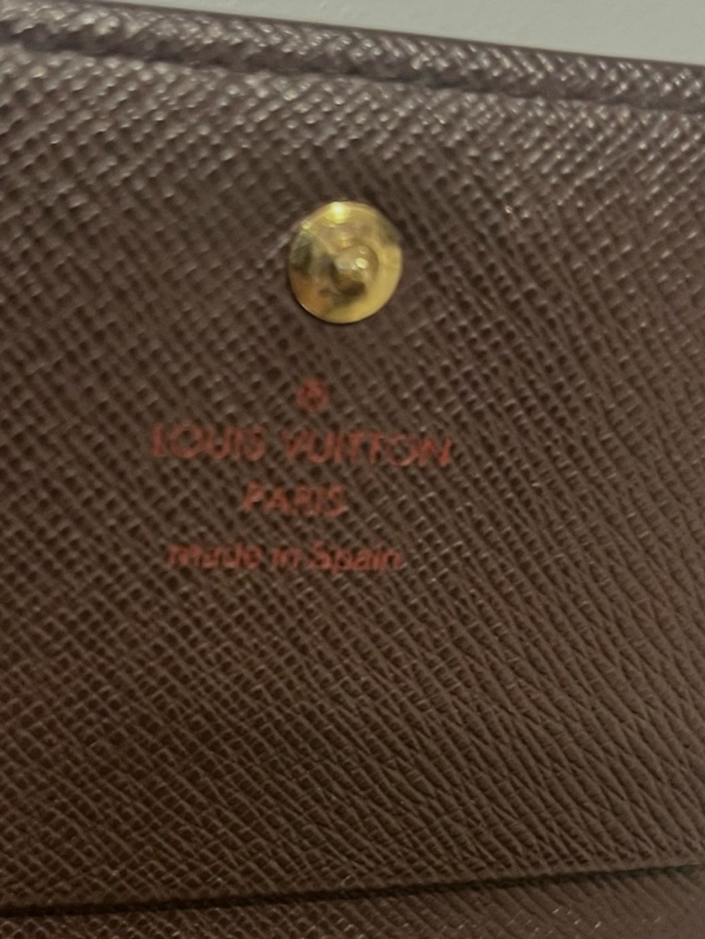 ✨Louis Vuitton Brown Damier Ebene Zip Around Wallet with Gold Hardware✨ - Picture 10 of 10